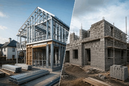 Comparing LSF vs. Traditional Block Construction