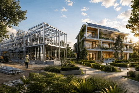 Sustainable Building With Light Steel Frame Structures